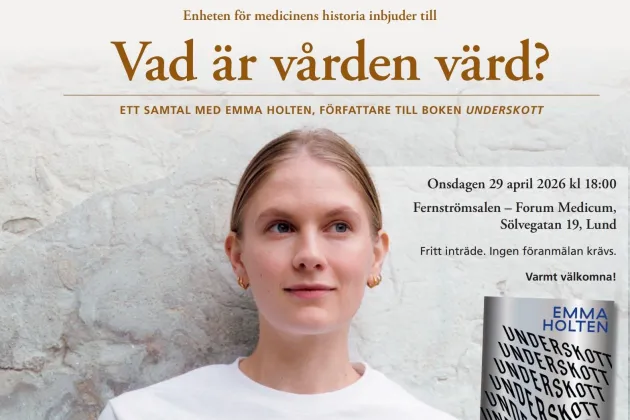 Skärmbild av poster med foto av Emma Holten